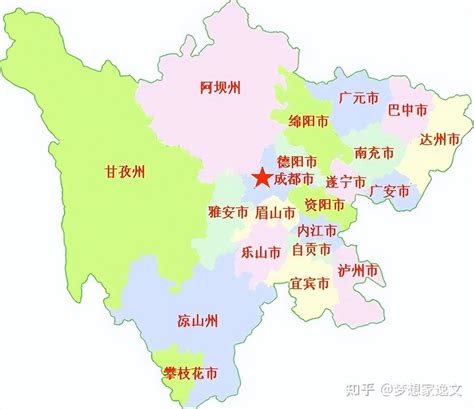 四川省 位置